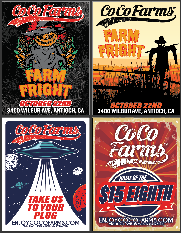 CoCo Farms Poster Options